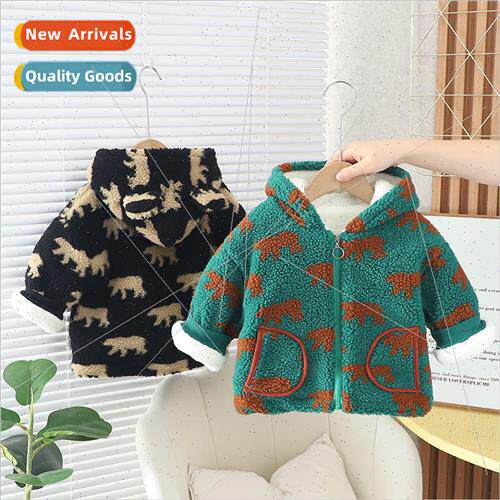 Boys and girls jacket fall and winter 2023 new 适用eign chil