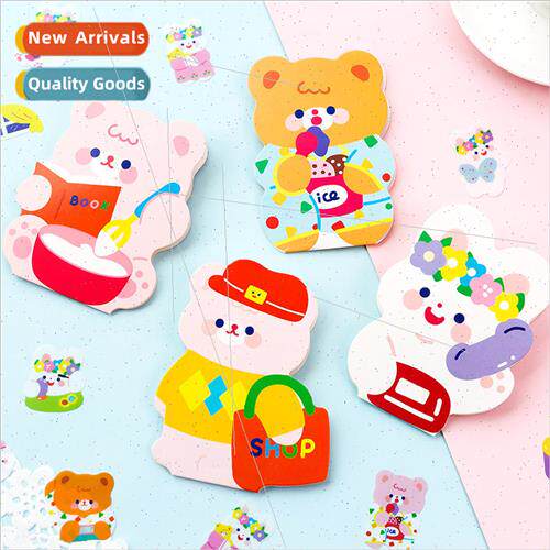 Foam Foo Foo sticker pack cute cartoon bear rabbit diy decor