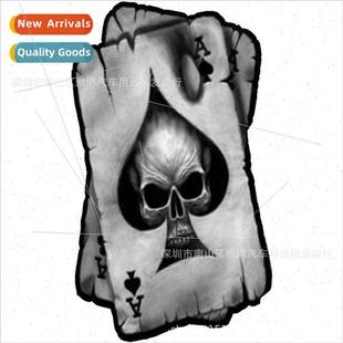 D-764 Ace of Spades skull car personalized stickers motorcyc