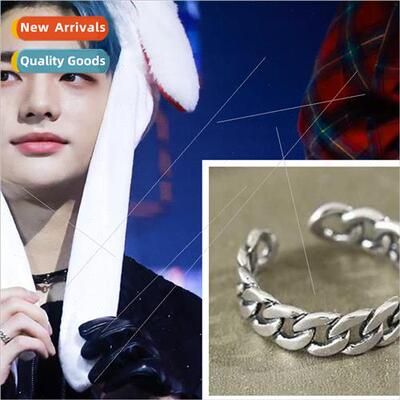 JYP STAY Fang Chan Hwang Hyun-Chin Hyun- Ring lver Plated Br