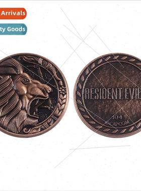 Game Peripherals Resident Evil 2 on Coin Animal Commemorativ