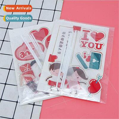 Tanabata Valentines Day confession couple cake decorations o