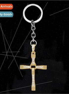 New full diamond cross pendant keychain movie and  surroundi