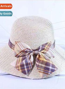 Spring and summer womens straw hat outdoor sunscreen sun hat