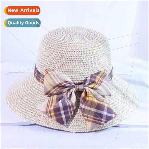 Spring and summer womens straw hat outdoor sunscreen sun hat