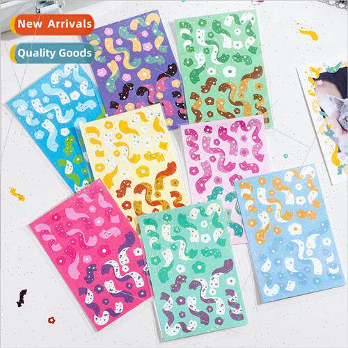 mini flowers small ribbon handbook stickers diy goo card pho