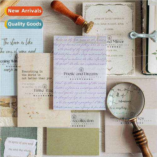 Material paper book Age journey series mple retro English ha