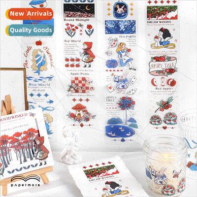 PET tape Fairytale series Cartoon cute handbook DIY decorati