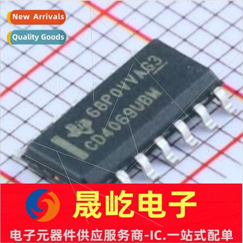 CD4069 CD4069UBM96 4069 SOIC-14CMOS x Inverters SMT Logic IC