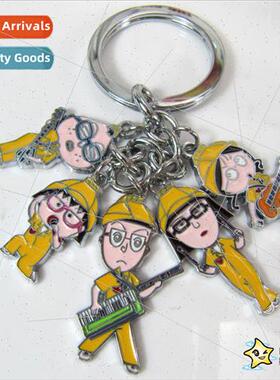Secdary b versi   Cherry Maruko keychain 5 pendant character