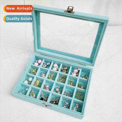 Flip lid 24 compartments ring earrings earrings bracelet jew