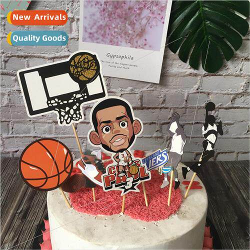 Birthday Cake Decoration Boys Men Basketball Frame Sneakers