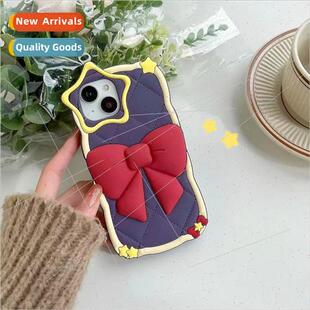 IPhone14ProMax Silicone Apple Star Phone Bow Case Magic