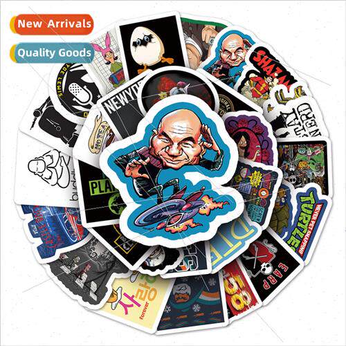 50 humorous funny luggage stickers laptop scooter dead fly c