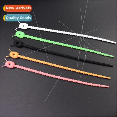 Creative silicone lanyard digital storage cable winder keych