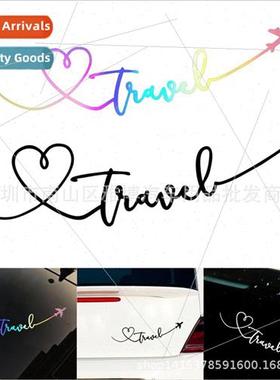 D-1097 new interesting love travel exquisite vinyl car stick