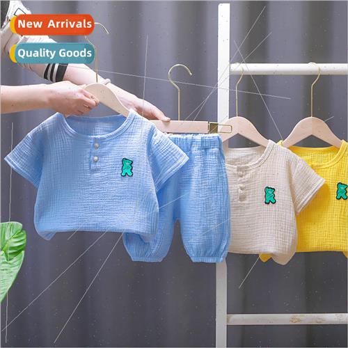 2022 new 适用eign small children short-sleeved baby girl sum