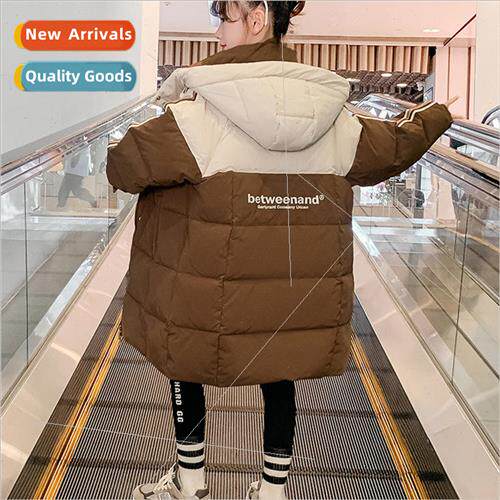 Girls down jacket winter 2023 new Yangqi children white duck
