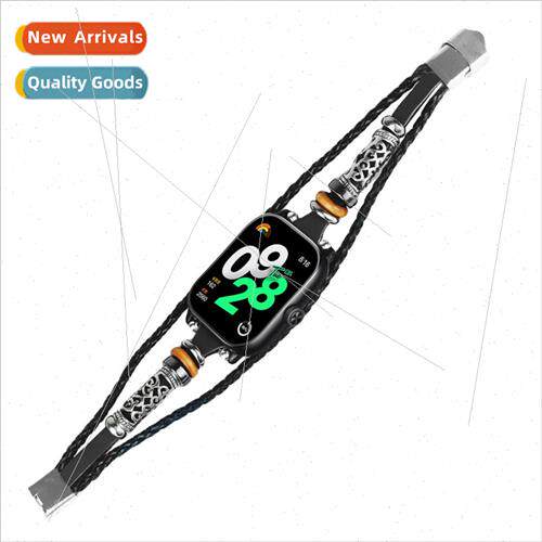 适用 millet bracelet 8pro ethnic  beading redmi watch4 retro