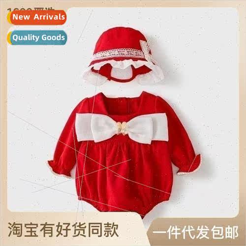 Baby clothes spring and fall new female baby clothes long-sl