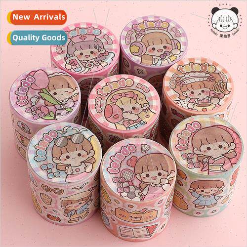 soft Moe Duo Washi handbook tape die-cut whole roll new cute