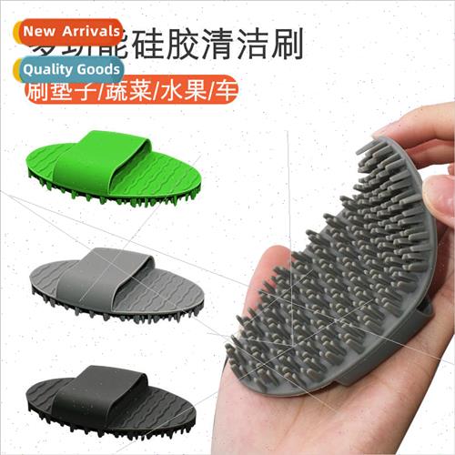 Kitchen Multifunctional licone Brush Washing Vegetables and