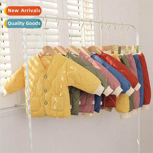 2023 childrens padded and thickened cotton clothes cotton pa