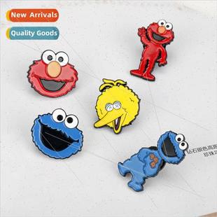 Big Bird Cartoon Set Brooch Monster Amore Pie Sesame Sweetie