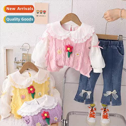 2312 girls fall suit Korean  of the spring and fall baby dol