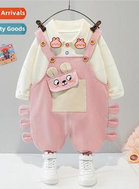 Spring childrens new childrens spring suit boys girls cartoo