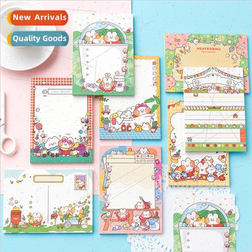 note book large cartoon tearable message book note memo memo