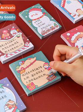 Cartoon Christmas Sticky Notes Student Message Memo Pad Stud