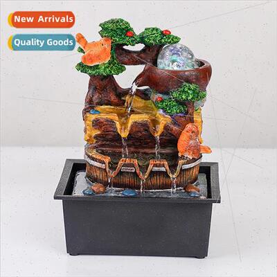 resin entryway creative desktop small ornaments flowing wate