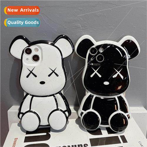 Stereoscopic cute bear 适用 iphone14 apple 13promax phone ca