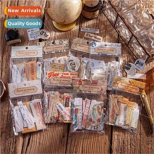 Memory Series Sticker terature Traces Vintage Handbo Pack