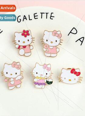 Cute soft cute cat metal badge sweet cartoon Sanrio commemor