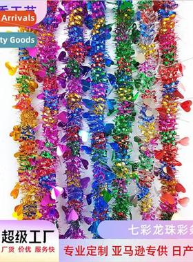 Encrypted plus ribbons colorful stripes wool pull flower wed