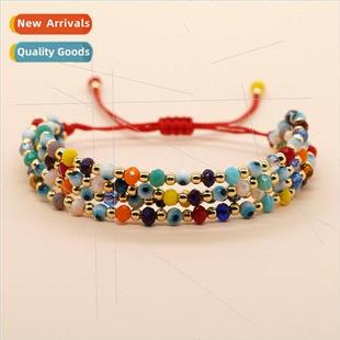bohemian mixed color New beads beach crystal glaze vacation