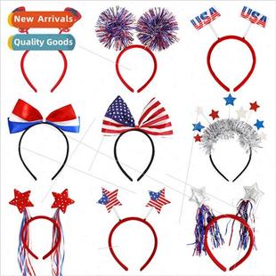 Decoration Hair July Independence Parad Day 4th New Bands