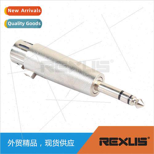 Zinc alloy stereo big three 6.35 male to ca female XLR adapt
