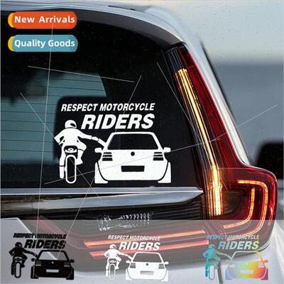 Car Stickers Respect Moto Motorcycle Respect Rider Reflectiv