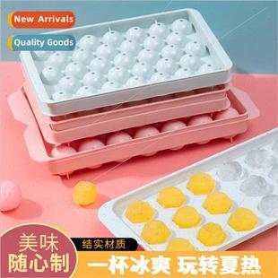 with Lid Plastic Round Moulds Compartment Ball Ice