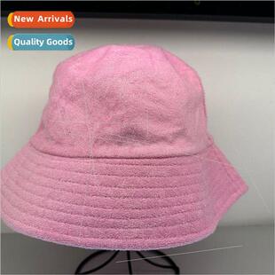 Towel terry cloth fisherman hat men and women flat-top sun h
