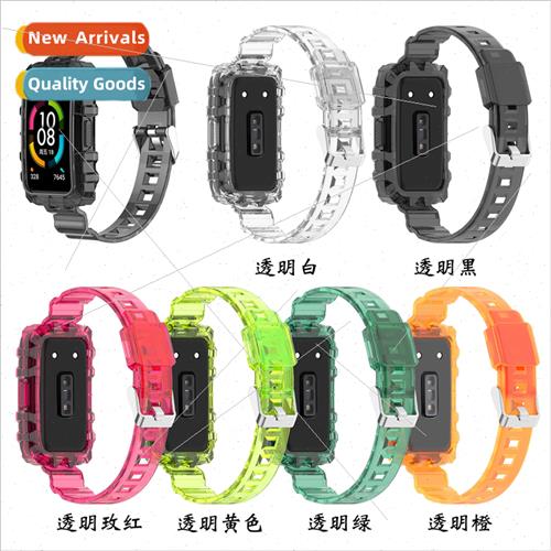 适用 Huawei bracelet 8/7band7/6 watch glacier transparent st