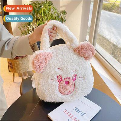 Cute plush bear childrens bags female new cartoon boys and g