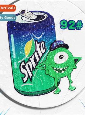 Tinkerbell cat cans gas tank car stickers personalized refle