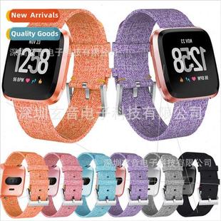 lite nylon watch 适用 versa2 versa band canvas Fitbit
