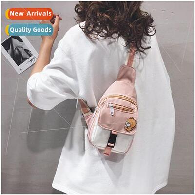 ins super fire chest bag female 2022 new Korean fashion casu