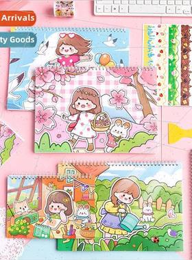 Ogawas Heartwarming Record Coil Release Paper Book Girls Tap