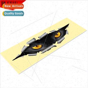 3D peeping cat eye car stickers scratch stickers personalize